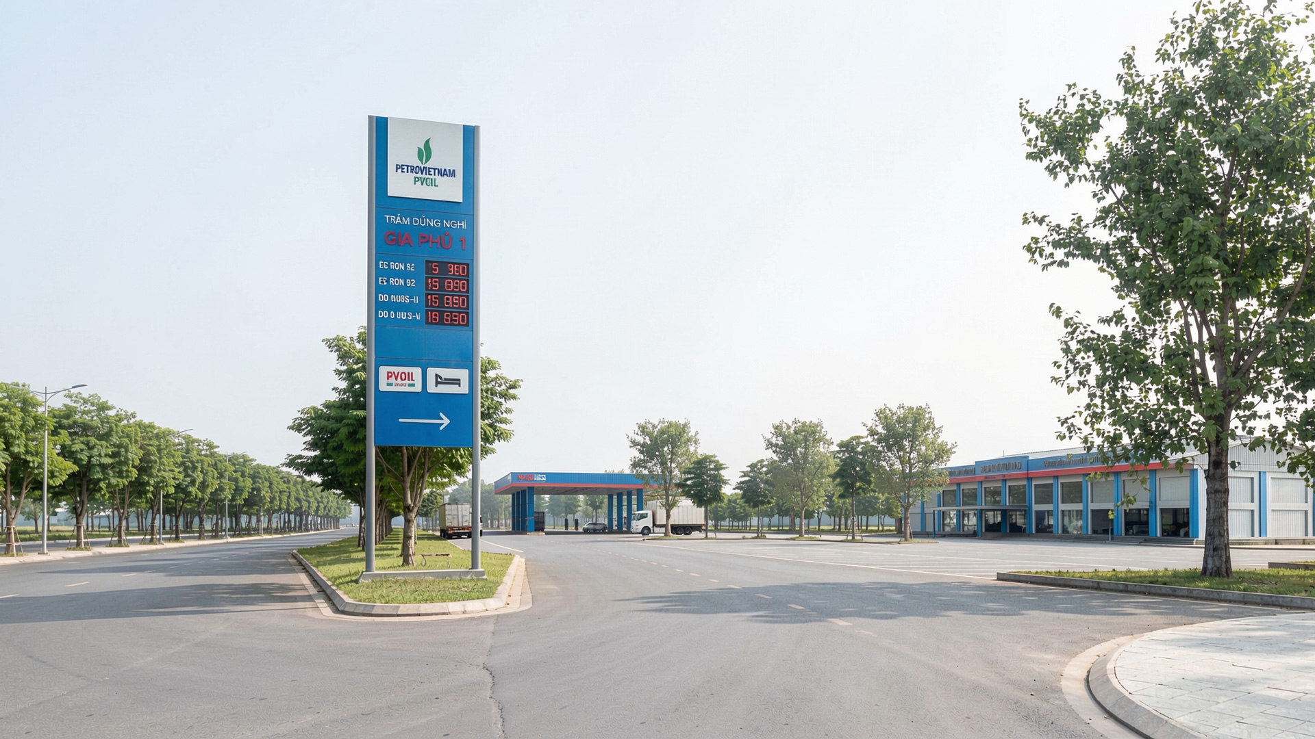 PVOIL REST STOP ON LAO CAI EXPRESSWAY